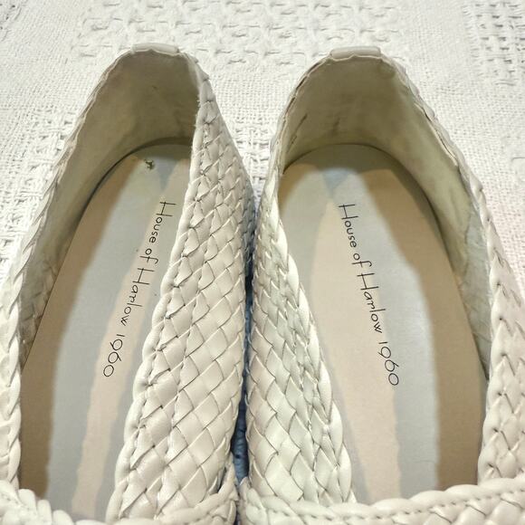House of Harlow 1960 9 Bistro woven Mary Jane ballet flats 3003 - Picture 3 of 8